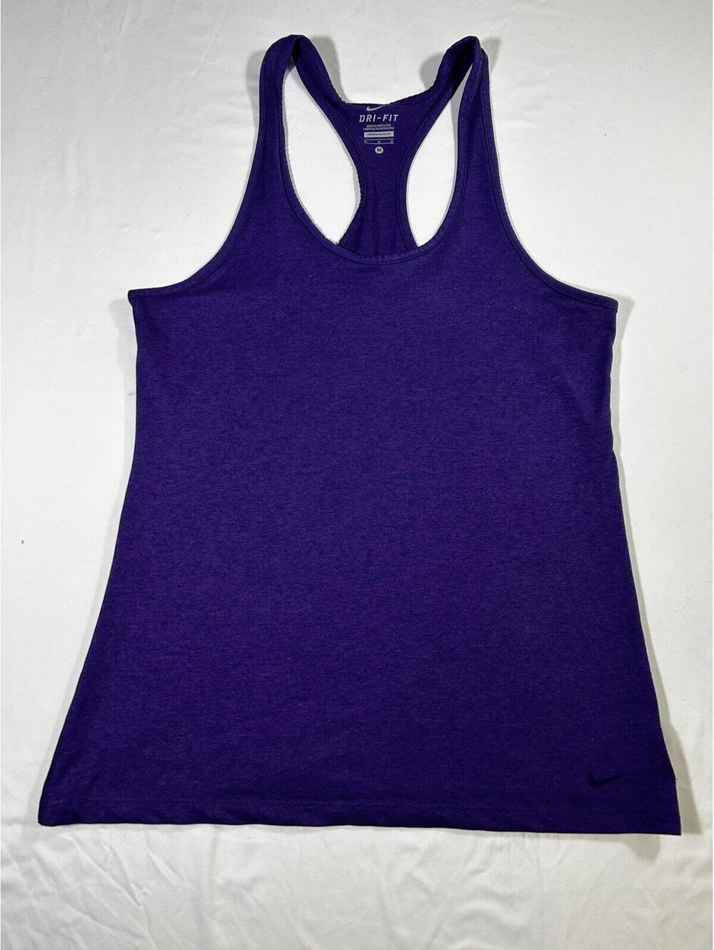 Nike DRI- FIT Racerback Tank Top Women's Size M Purple